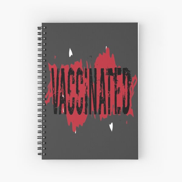 Rouge vacciné Cahier à spirale