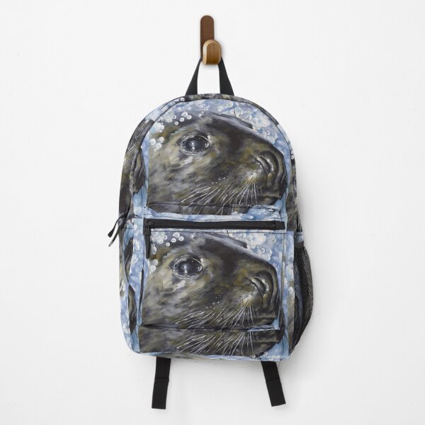 Item preview, Closeup of Grey Seal head in sea spray. designed and sold by janesg.