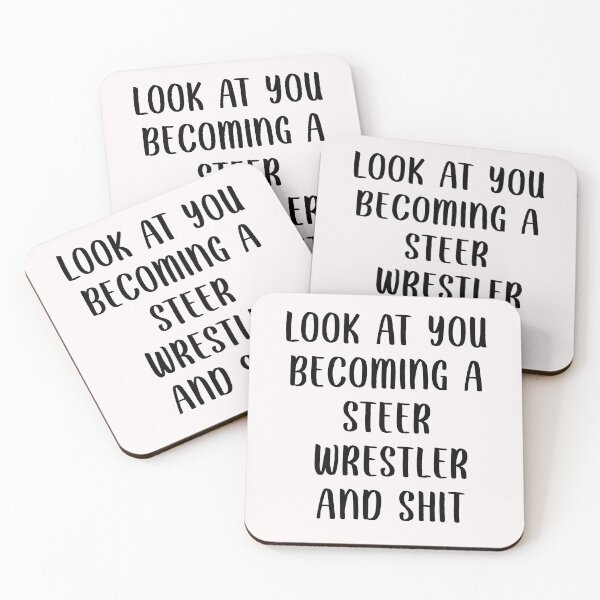 Item preview, Look At You Becoming Steer Wrestler, Steer Wrestling Quote, Steer Wrestling Design, Funny Steer wrestling designed and sold by Aerial Addicts.