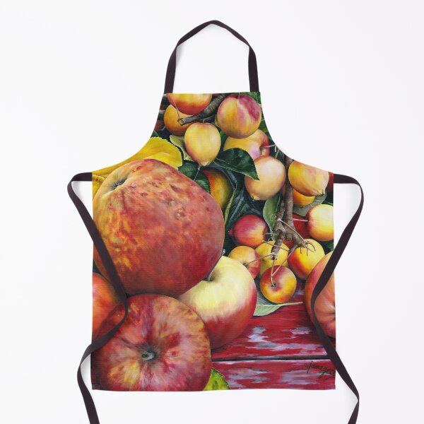 Item preview, Apples on an old table. Original Acrylic Painting by Jane Green. designed and sold by janesg.