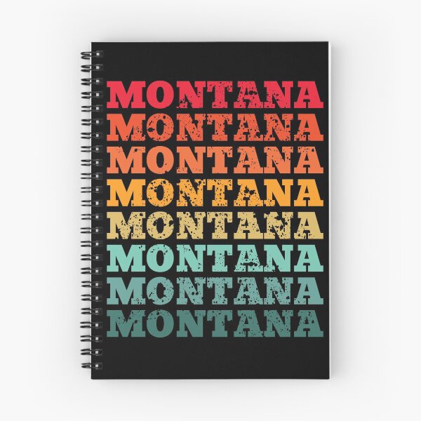 Item preview, Montana - repeated retro vintage sunset colors with a distressed design effect designed and sold by Rhu Creations.