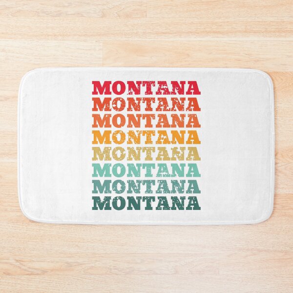 Item preview, Montana - repeated retro vintage sunset colors with a distressed design effect designed and sold by Rhu Creations.