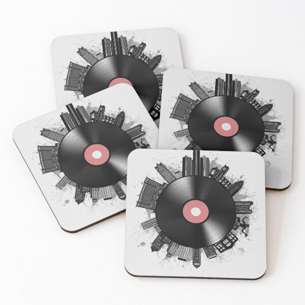Item preview, detroit skyline vinyl designed and sold by BekimART2.