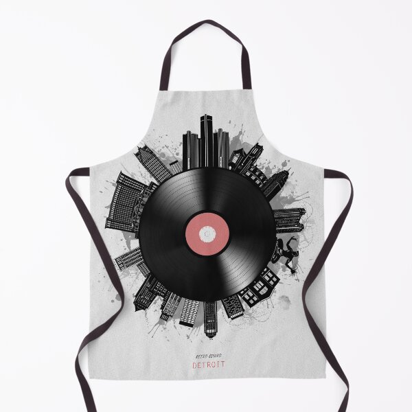 Item preview, detroit skyline vinyl designed and sold by BekimART2.