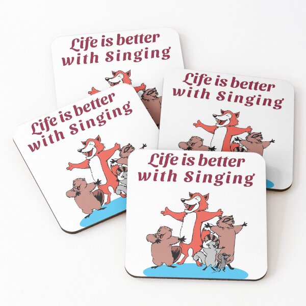 Item preview, Life is better with singing  (animals) designed and sold by Fit & Fun  Gallery.