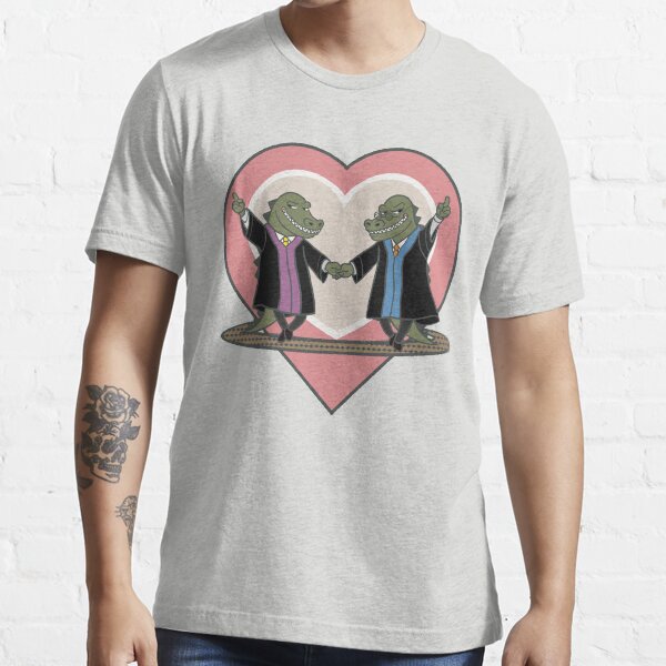 Item preview, Dinosaur judge and prosecutor hand in hand designed and sold by gloriaC CREATE.