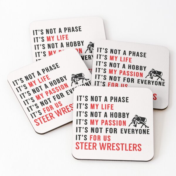Item preview, Steer Wrestler Is My Passion, Steer Wrestling Quote, Steer Wrestling Design, Funny Steer wrestling designed and sold by Aerial Addicts.