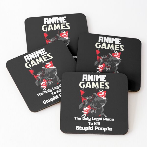 Item preview, Anime Games The Only Legal Place To Kill Stupid People - anime ninja designed and sold by MyFreakyWorld.