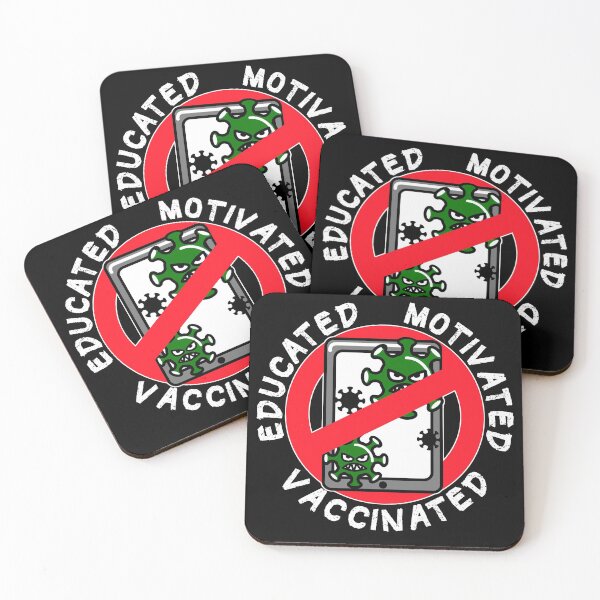 Item preview, Educated Motivated Vaccinated - Pro Vaccination Immunization 2021 designed and sold by mikels.