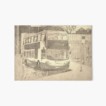 192 bus Art Board Print