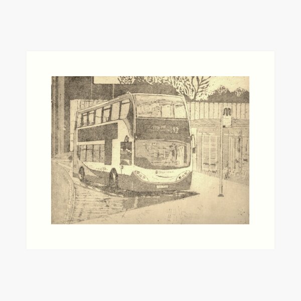 192 bus Art Print