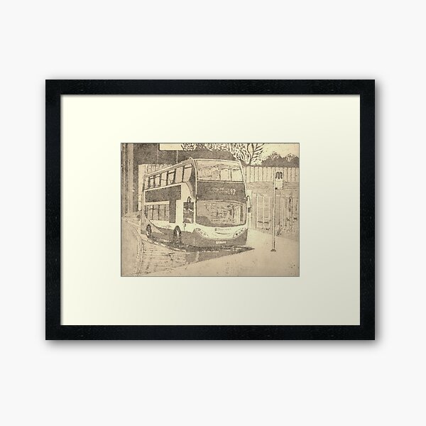192 bus Framed Art Print