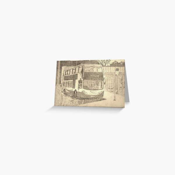 192 bus Greeting Card