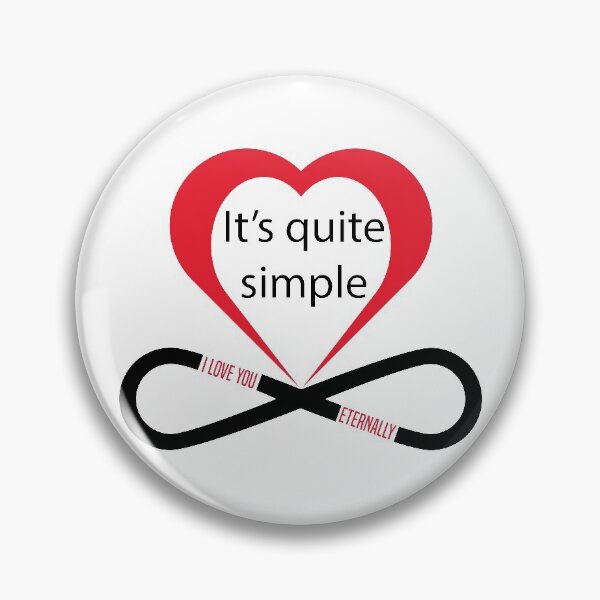 Item preview, It's quite simple I Love You designed and sold by Lees Tees.