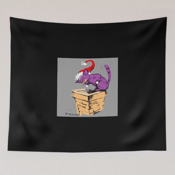 Item preview, El gato navieño en la chimenea designed and sold by manuelunsui.