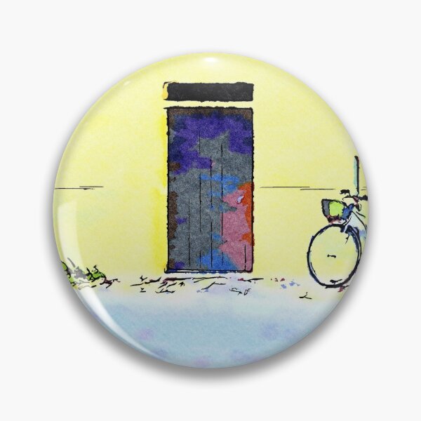 Item preview, Fognano: two doors and bicycle designed and sold by Giuseppe Cocco.