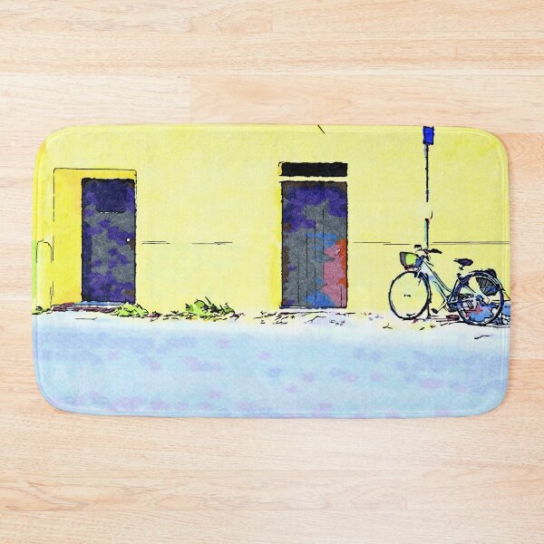 Item preview, Fognano: two doors and bicycle designed and sold by Giuseppe Cocco.