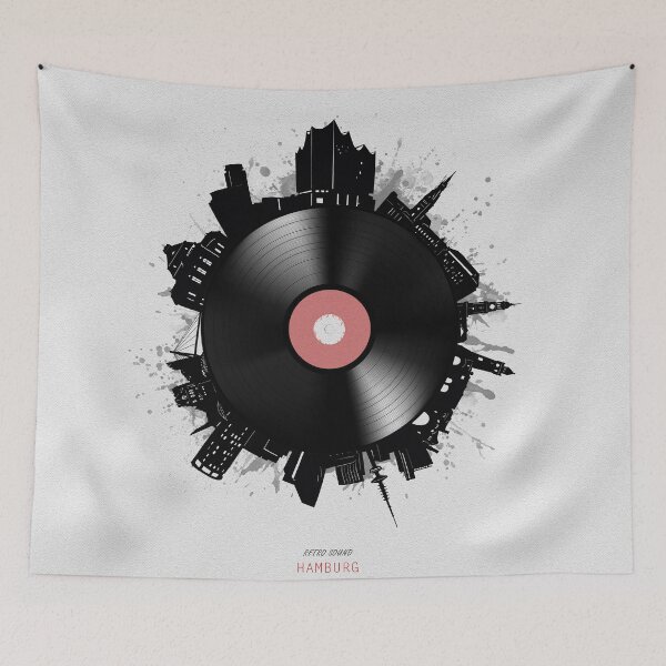 Item preview, hamburg skyline vinyl designed and sold by BekimART2.