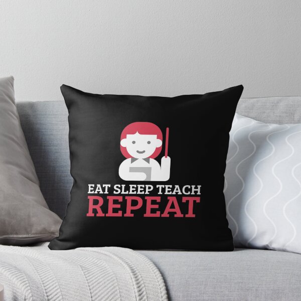 Item preview, Eat Sleep Teach Repeat designed and sold by sketchypages.