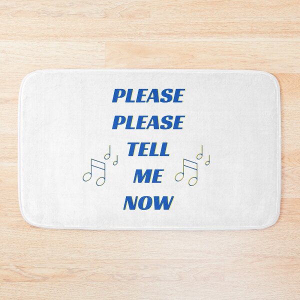 Item preview, Song Lyrics, 80s, Please Please Tell Me Now, Pop Music, 80s Boy Band, Music Stickers designed and sold by HomeConscious.