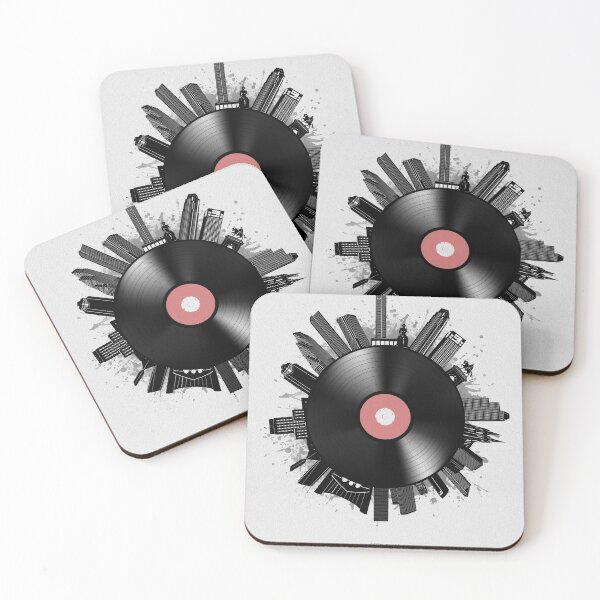 Item preview, houston skyline vinyl designed and sold by BekimART2.