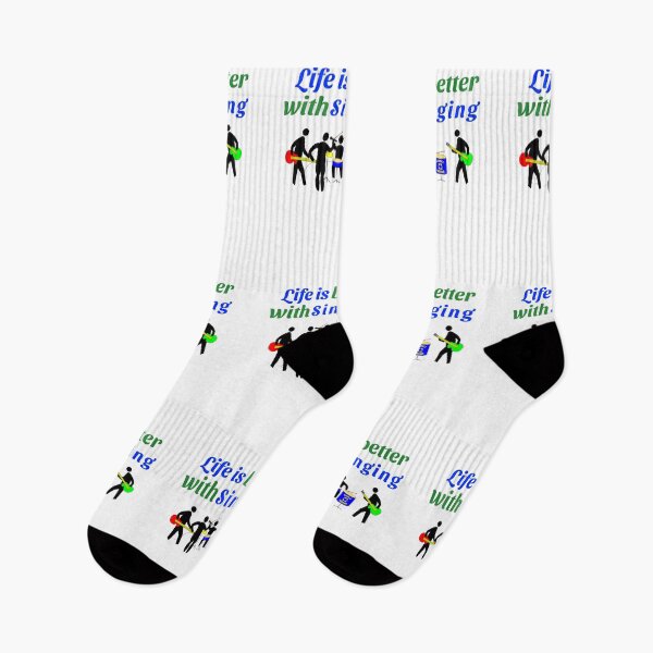 Item preview, Life is better with singing  (band) designed and sold by Fit & Fun  Gallery.