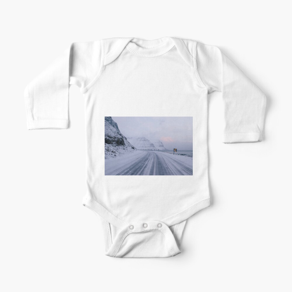 Route 61 Isafjordur Westfjords Iceland Baby One Piece By Mikekunes Redbubble