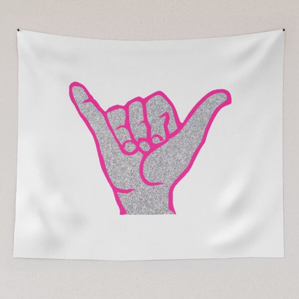 Item preview, Pink glitter Shaka designed and sold by Als10806.