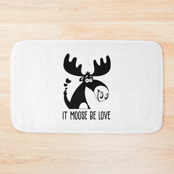 Item preview, it moose be love funny pun valentines day designed and sold by happinestSHOP.