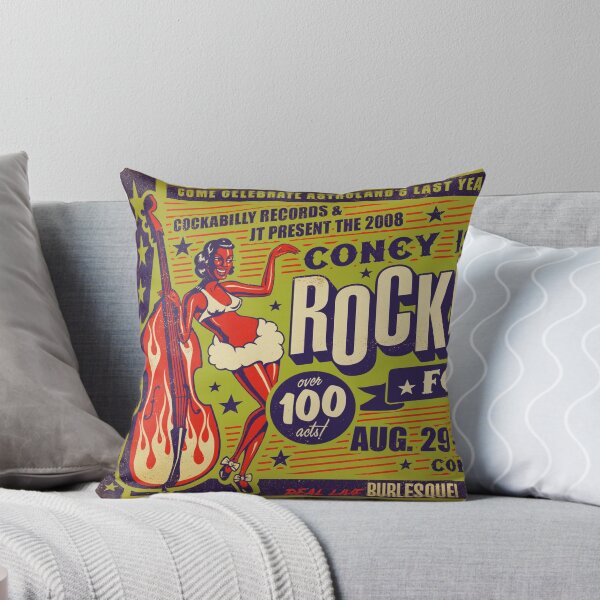 Artikelvorschau, Coney Island Rockabilly Festival-Plakat entworfen und verkauft von Jason Lonon.