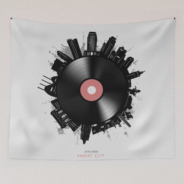 Item preview, kansas city skyline vinyl designed and sold by BekimART2.