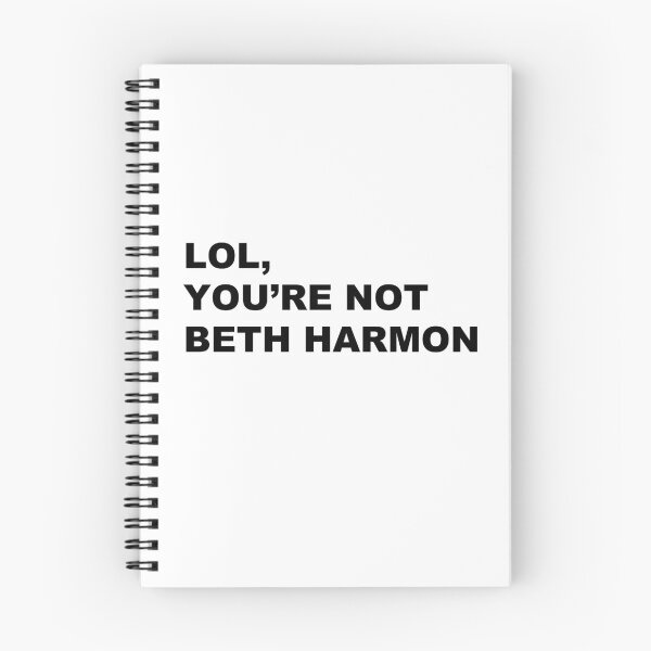 Item preview, lol you're not beth harmon queen's gambit designed and sold by lovely-lyrics.