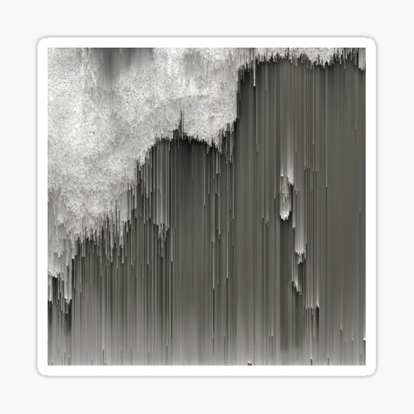 Item preview, Falling Apart - Glitch Art Print designed and sold by burning.