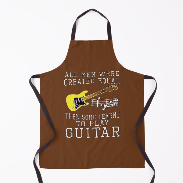 Item preview, all men were created equal then some learnt to play guitar designed and sold by Feline Rockstars.
