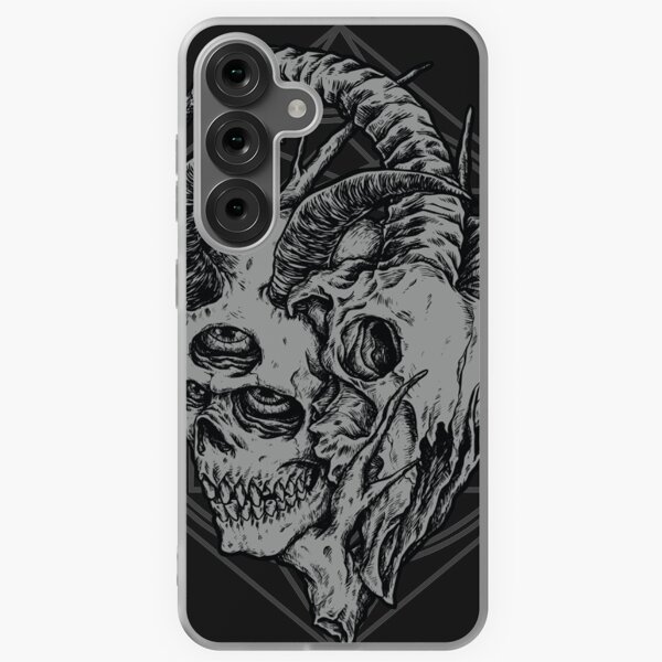 Item preview, Occult Satanic Baphomet Skull Satan Gothic designed and sold by MarvaDiaz.