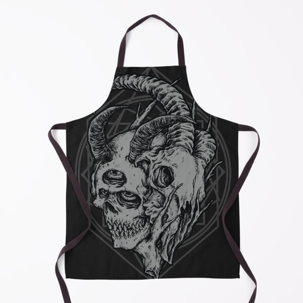 Item preview, Occult Satanic Baphomet Skull Satan Gothic designed and sold by MarvaDiaz.