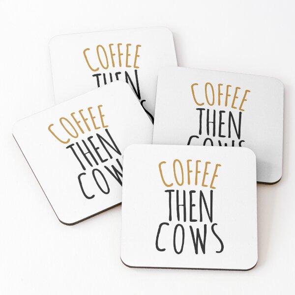 Item preview, coffee then cows funny designed and sold by medbouk1.