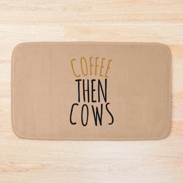 Item preview, coffee then cows funny designed and sold by medbouk1.