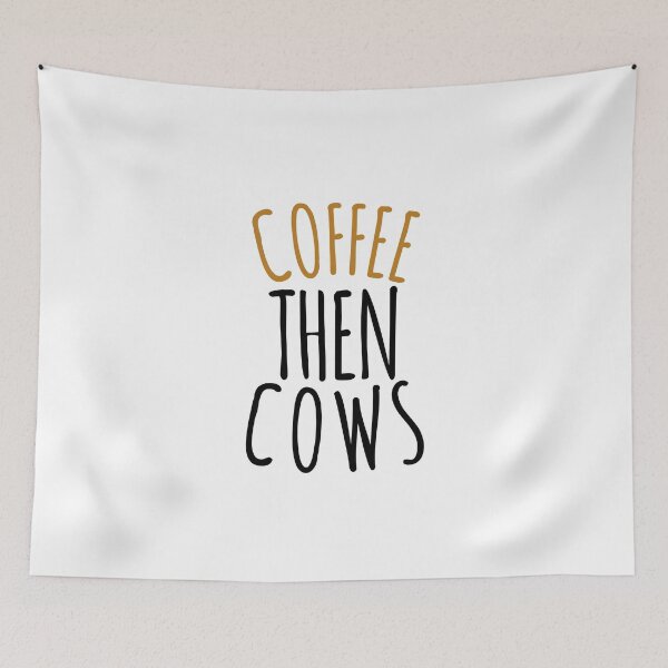 Item preview, coffee then cows funny designed and sold by medbouk1.
