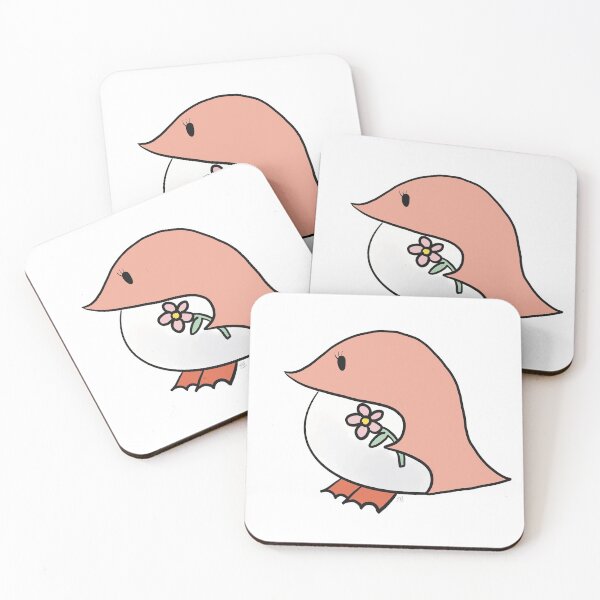 Item preview, Peach penguin in springtime  designed and sold by HolguinArt.