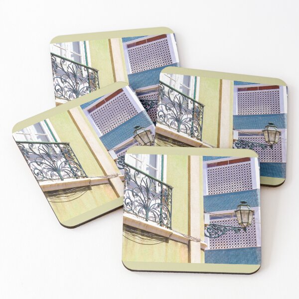 Item preview, Colorful building facades in Lagos, Portugal. designed and sold by Rrrainbow.