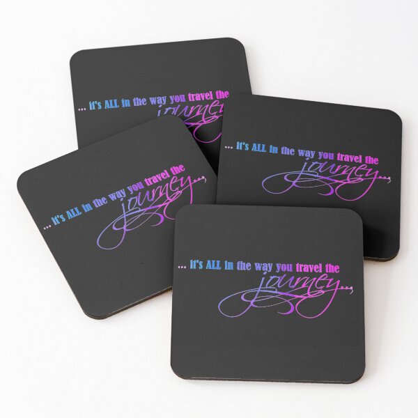 Item preview, It's All In The Way You Travel The Journey Motivational Life Quote designed and sold by Mary Riley.