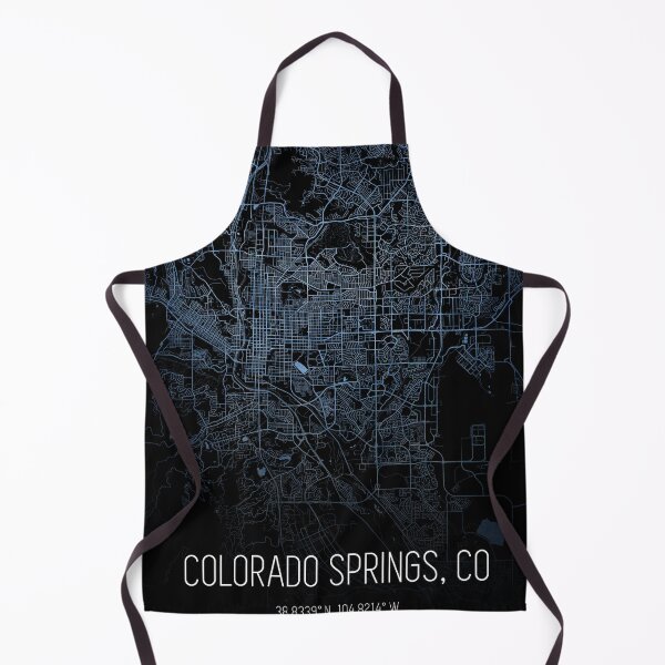 Item preview, Colorado Springs City Map designed and sold by onyxember.