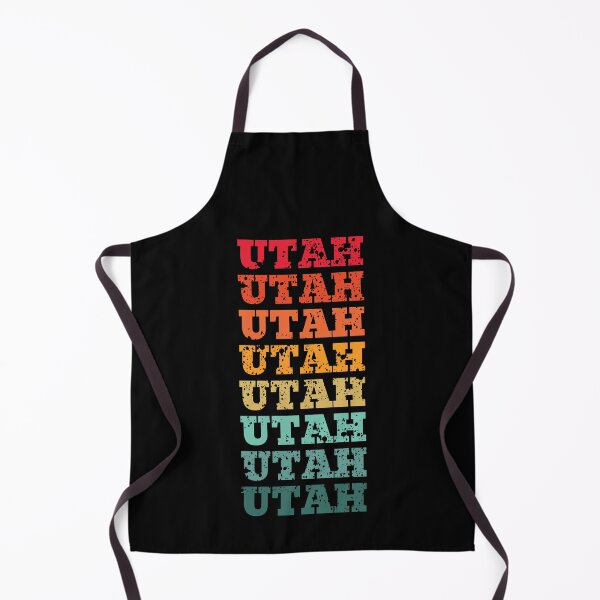 Item preview, Utah - repeated retro vintage sunset colors with a distressed design effect designed and sold by Rhu Creations.