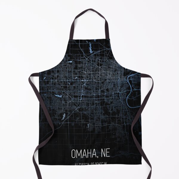 Item preview, Omaha Nebraska City Map designed and sold by onyxember.