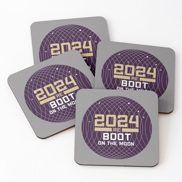 Item preview, Boots on the Moon 2024  | space gift designed and sold by hummyteez.