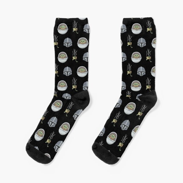 cute pastel serenity blue pattern seamless repeat pattern Socks