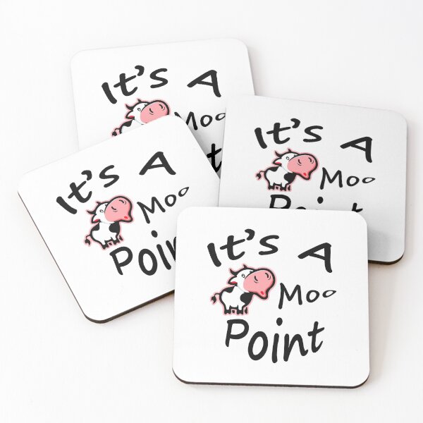 Item preview, It's A Moo Point designed and sold by franktact.