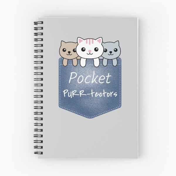 Item preview, Cute Denim Kitten Pocket Purr-tectors  designed and sold by Zurickdesigns.