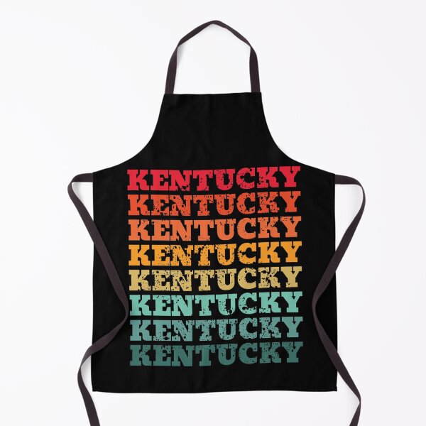 Item preview, Kentucky - repeated retro vintage sunset colors with a distressed design effect designed and sold by Rhu Creations.